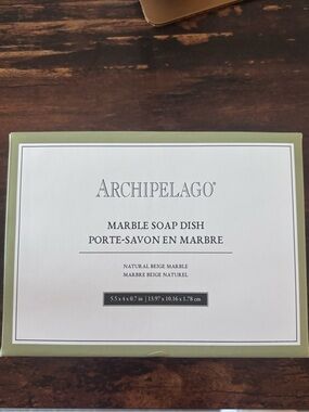 Archipelago Marble Soap Dish